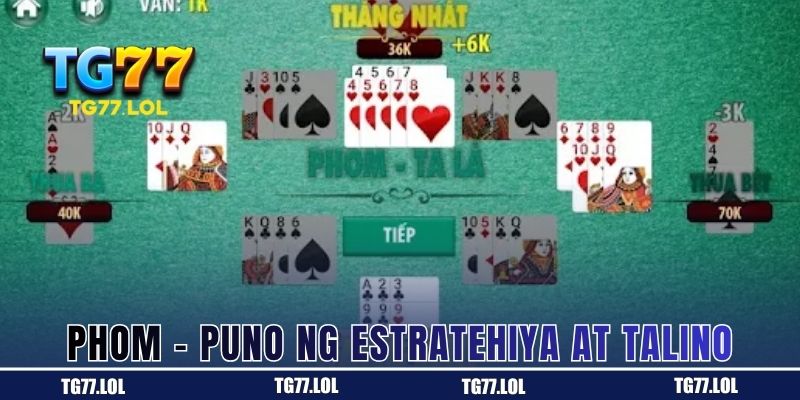 Tongits - Puno ng Estratehiya at Talino